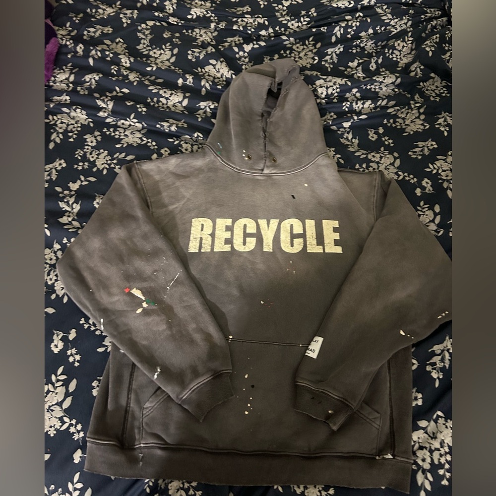 Gallery Dept Recycled distressed hoodie